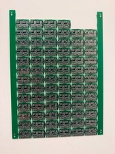 Vintage Unpopulated PCB Manufacturing Panel M...