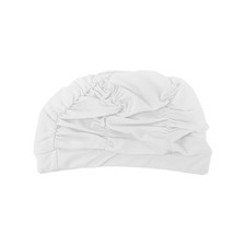 Elasticity Swim Cap 5.91"x9.25" White 1 Pc