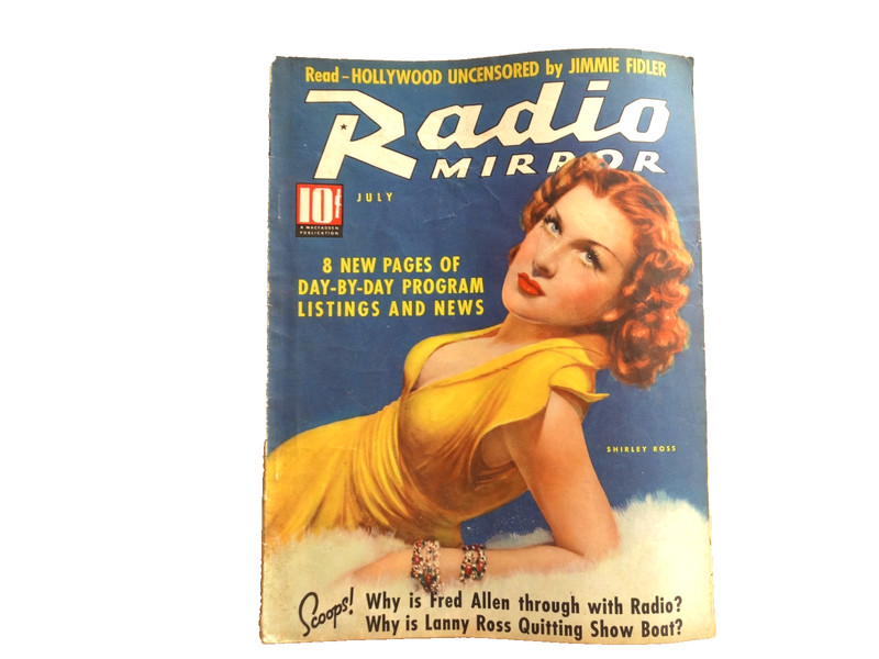 Radio Mirror – July 1937 – Shirley Ross 