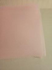1 3/4 Yards 58/60" Hard Net Crinoline Fabric 100 Polyester Pink