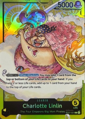 Charlotte Linlin • ST07-001 Leader SD7 Big Mom Pirates Holo Foil