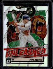 2021 Donruss Optic #UNL4 Pete Alonso Unleashed Holo