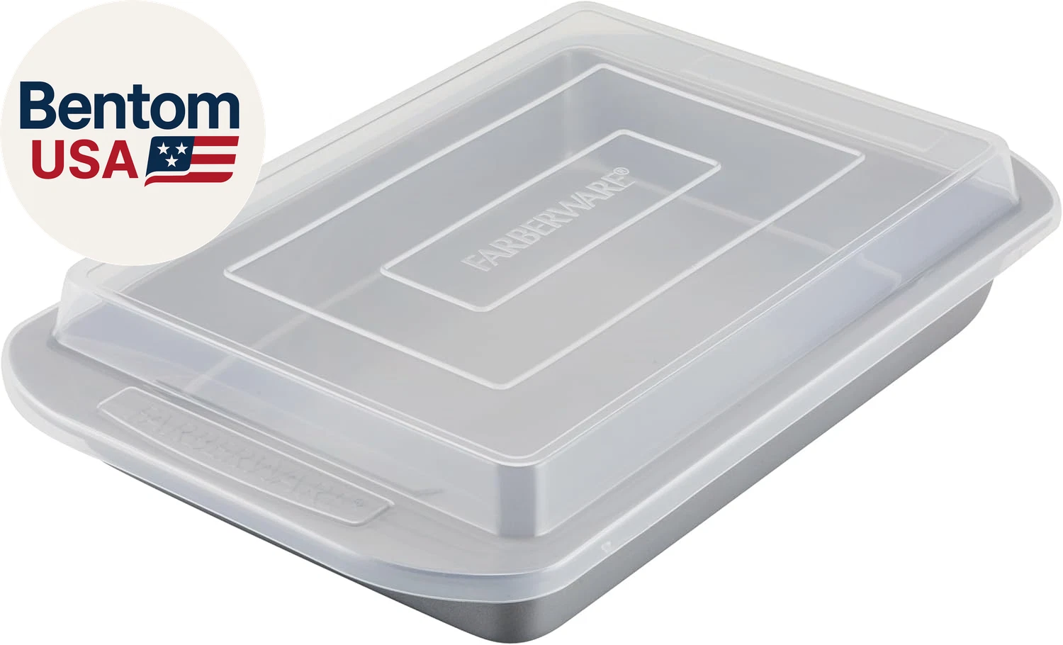 Nonstick Bakeware Baking Pan with Lid / Nonstick Cake Pan with Lid, Rectangle -
Opens in a new windo