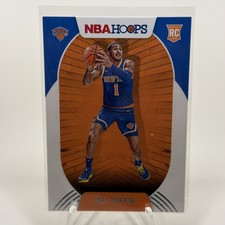 2020-2021 Panini NBA Hoops Obi Toppin Rookie Card Base New York Knicks #226 RC. rookie card picture