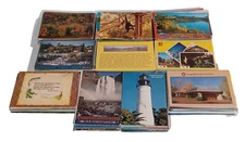Huge Lot 1000+ Continental & Oversize Postcards Art Ads USA & International 1