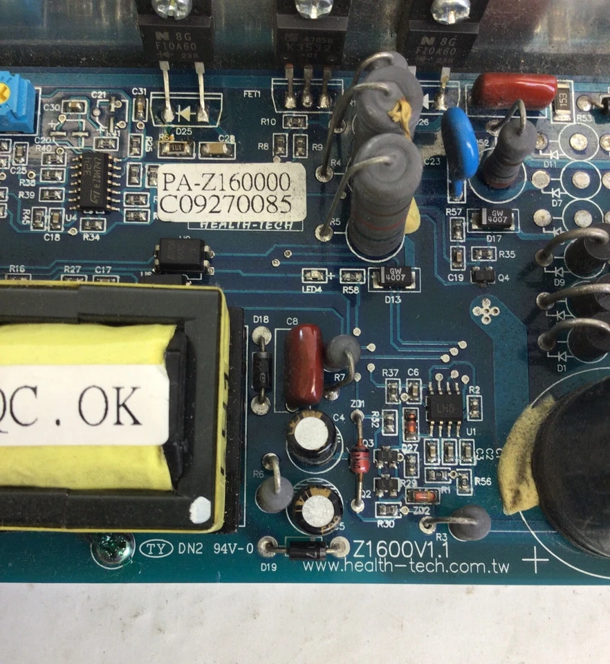 Fitnex ZR-7000 Elliptical Health-Tech Motor Control Board Controller PA-Z160000 - Image 2 of 3