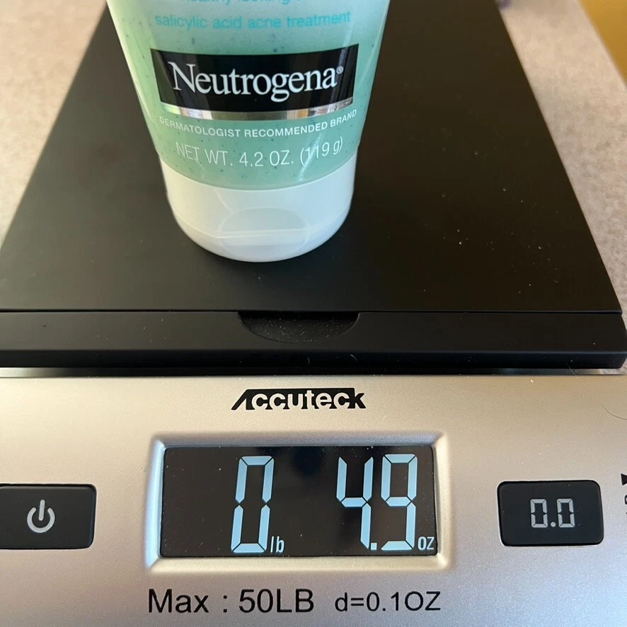 Neutrogena Deep Clean Purifying Cool Gel Scrub 4.2oz New RARE - Image 3 of 3