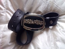 CINTURA PELLE DSQUARED2 CM115 X CM4.5 ORIGINALE