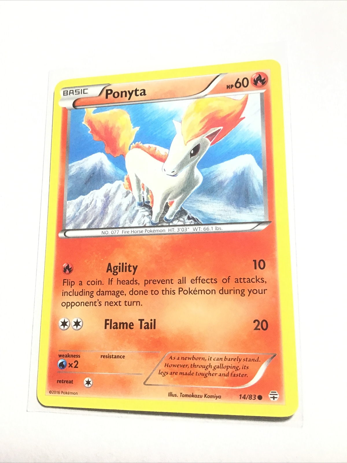 PONYTA - 14/83 - XY GENERATIONS - Pokemon Card - NM