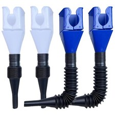 Funnels for Automotive Use,4pcs Retractable Auto Fuel Funnel for Oil Change,F...