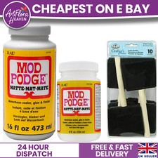 Modge Podge Matte Finish Glue Adhesive Sealer Decoupage Craft Non Toxic