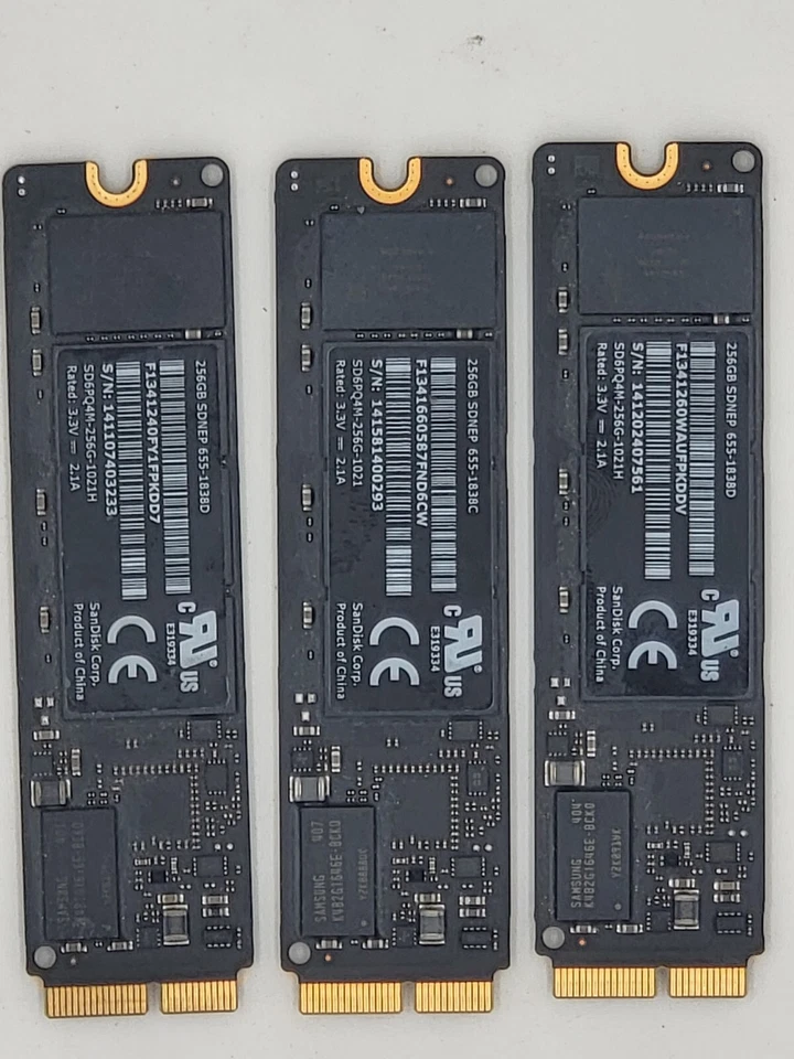 Genuine Apple macbook Air Sandisk SSD Drive M2 256GB For 2013 2014 2015 2016 - Image 4 of 4