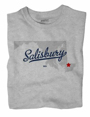 Salisbury Maryland MD T-Shirt MAP