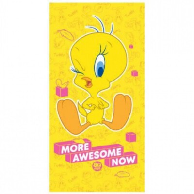 Looney Tunes Badetuch Handtuch Strandtuch XXL Badehandtuch Kinder Tweety NEU