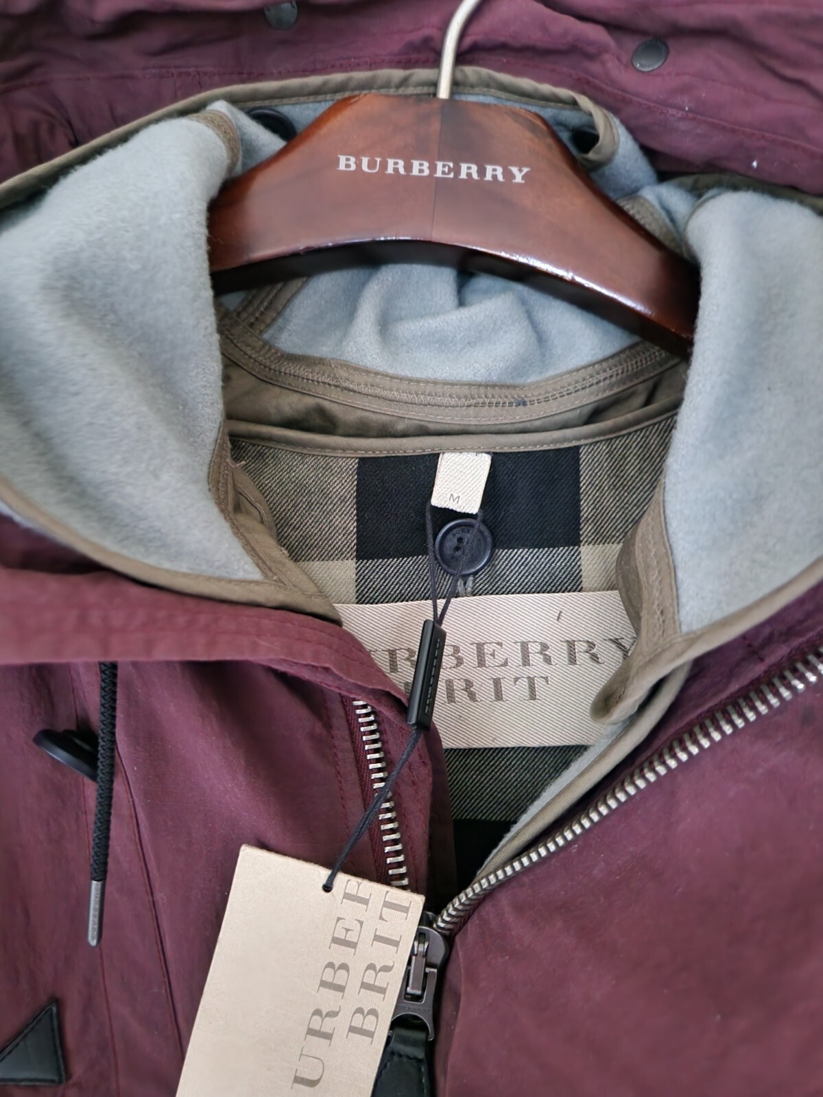Mens **BNWT** BRIT by BURBERRY parka/jacket/coat. Size medium. RRP £1,195 image 5