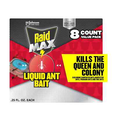 Raid Max Liquid Ant Killer Bait, Outdoor and Indoor Ant Killer Traps for Home