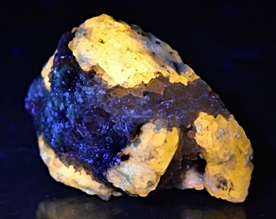 108 Gram Natural Fluorescent Marialite Scapolite Crystal Combined