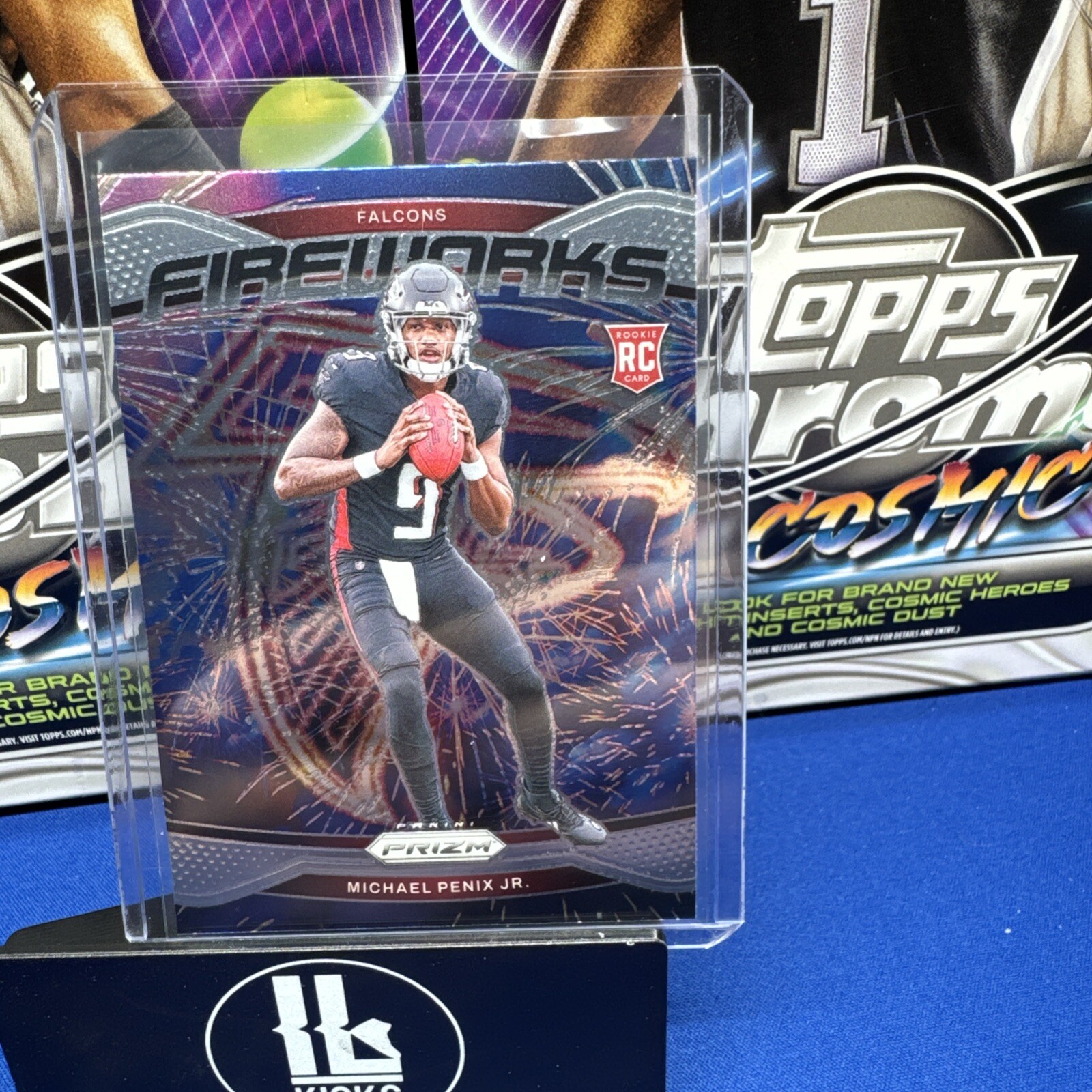 2024 Panini Prizm - Fireworks #16 Michael Penix Jr. (RC)