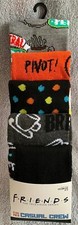 FRIENDS Television Series Casual Crew Novelty Socks Unisex 5pk One Size Fit Most