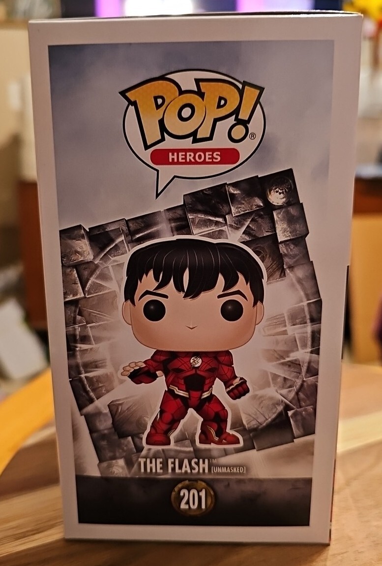 Funko Pop DC Justice League The Flash (Unmasked) #201 Regal