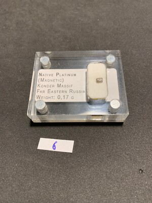 Platin, Einzelkristall, Konder Mine,Aldan, Jakutien, Russland