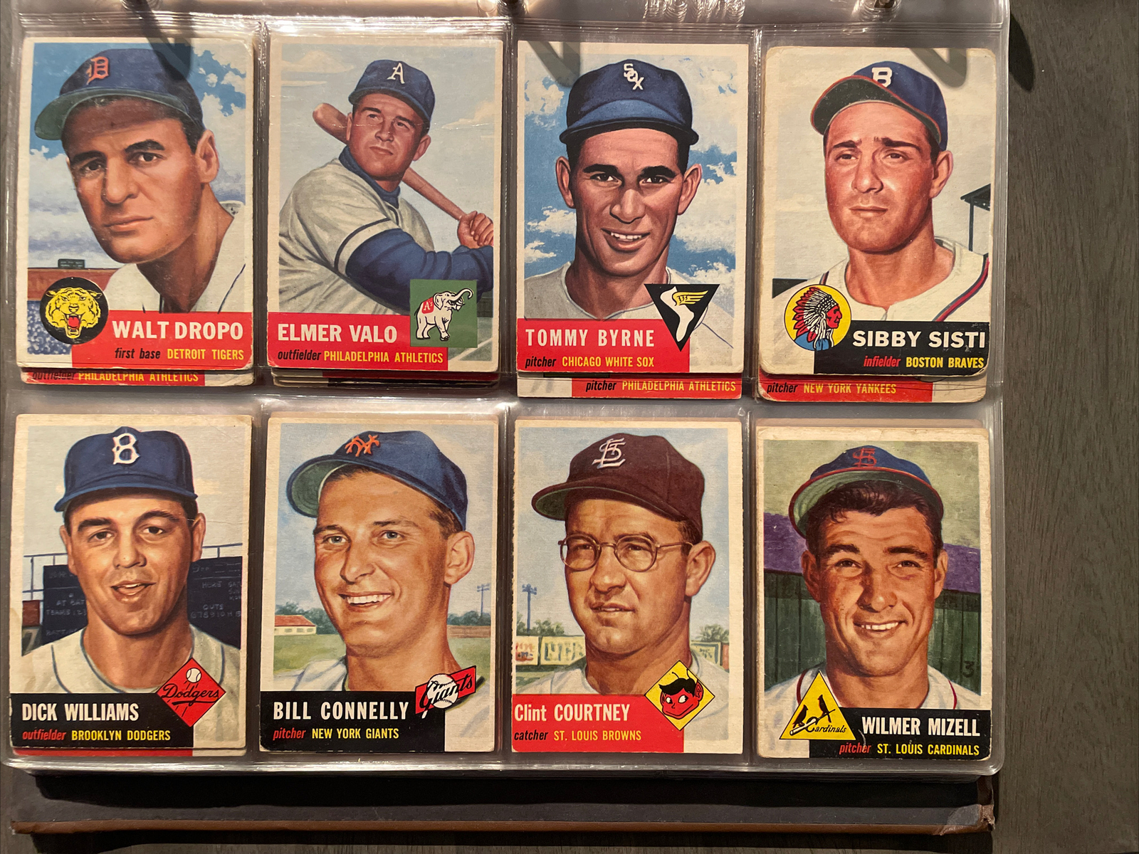 1953 Topps MLB Baseball Complete Card Set #1-280 Mantle Mays Robinson + - Picture 17 of 24