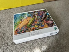 Buffalo Games Beachcomber's Bounty 2000 Piece Jigsaw Puzzle Complete Colorful