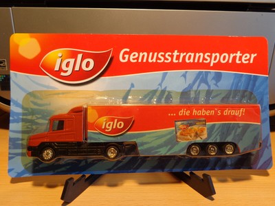 Werbetruck von ''Iglo, Genusstransporter, Schlemmer Filet a la Bord'' in OVP (K24)