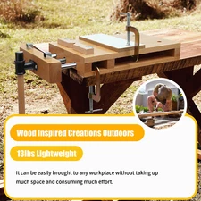 Wood Workbench Desktop Woodworking Vise Portable Smart Vice w/ Superior Clamping