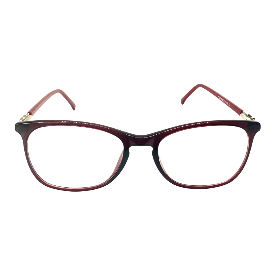 Monturas cuadradas para gafas para mujer lentes de demostración de acetato negro/plateado 52-17-140 Foto 2 de 4