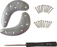Sole Repair Kit for Men'S Shoe and Boot. Metal Heel Plates and Nails. (M30)