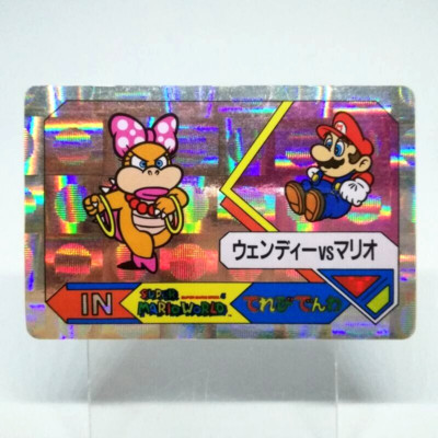 28 Wendy O. Koopa vs Mario Super Mario Karte Videotelefon Nintendo Banpresto