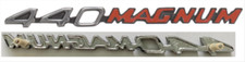 1970 - 1971 Challenger 440 Magnum Hood Emblem For Models With Dual Scoop 1970 - 1971 Challenger 440 Magnum Hood Emblem For Models With Dual Scoop
