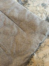 Laura Ashley Comforter TWIN Blue White Floral Reversible 80"X79"