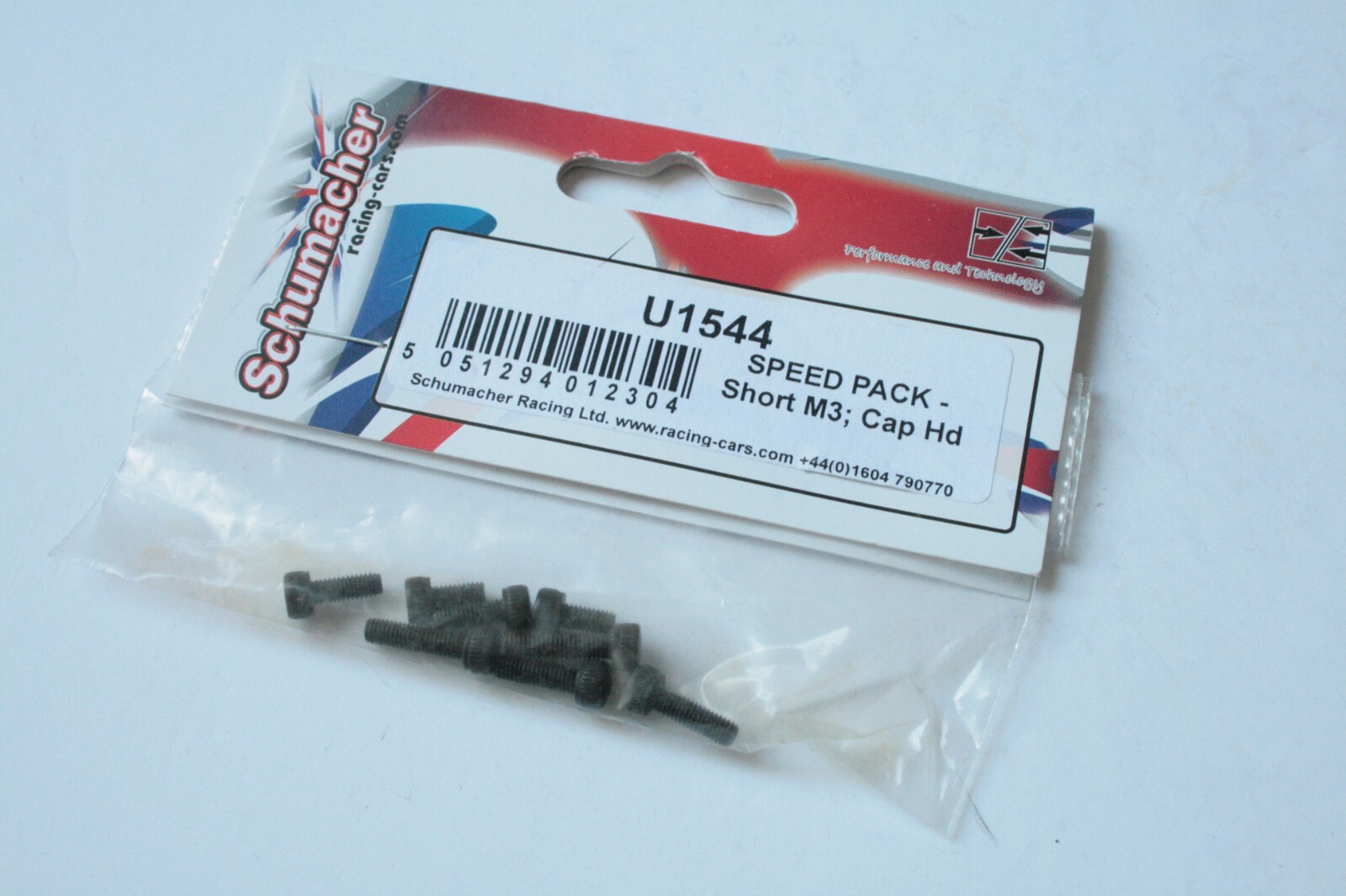 Schumacher Speed Pack Of Short M3 Cap Head Screws - U1544