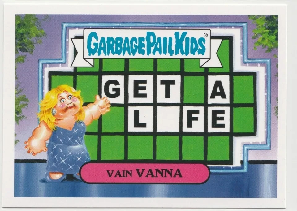 Vain Vanna 2b Garbage Pail Kids GPK 2016 Prime Slime Trashy TV Trading Card