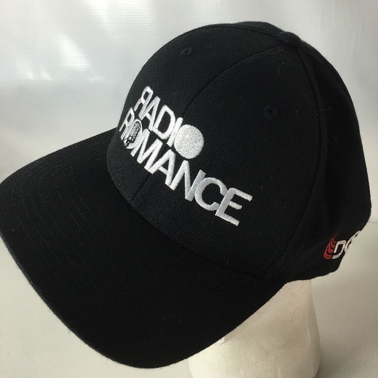 Radio Romance Hat Cap Snapback Spellout Logo Country Pop Rock NashNext Black