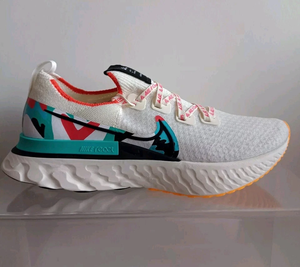 NIKE REACT INFINITY RUN FLYKNIT AS A.I.R. SIZE UK 6.5 EUR 40.5 (CV9312 100) - Image 2 of 4