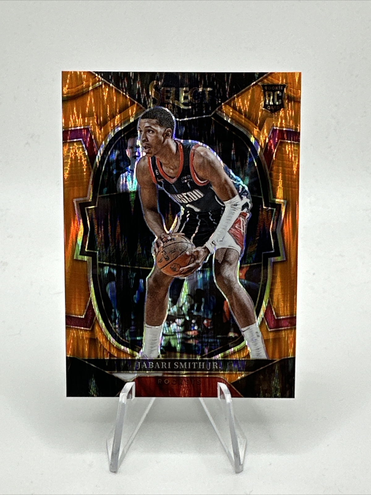 2022 Panini Select Orange Flash Prizm Jabari Smith Jr #69