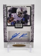 Justin Henderson ROOKIE AUTO Black SP (RC) #A170 Louisiana Tech 2021 Sage HIT