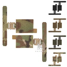 KRYDEX Quick Release Metal Buckle Cummerbund Adapters For AVS FCPC Plate Carrier