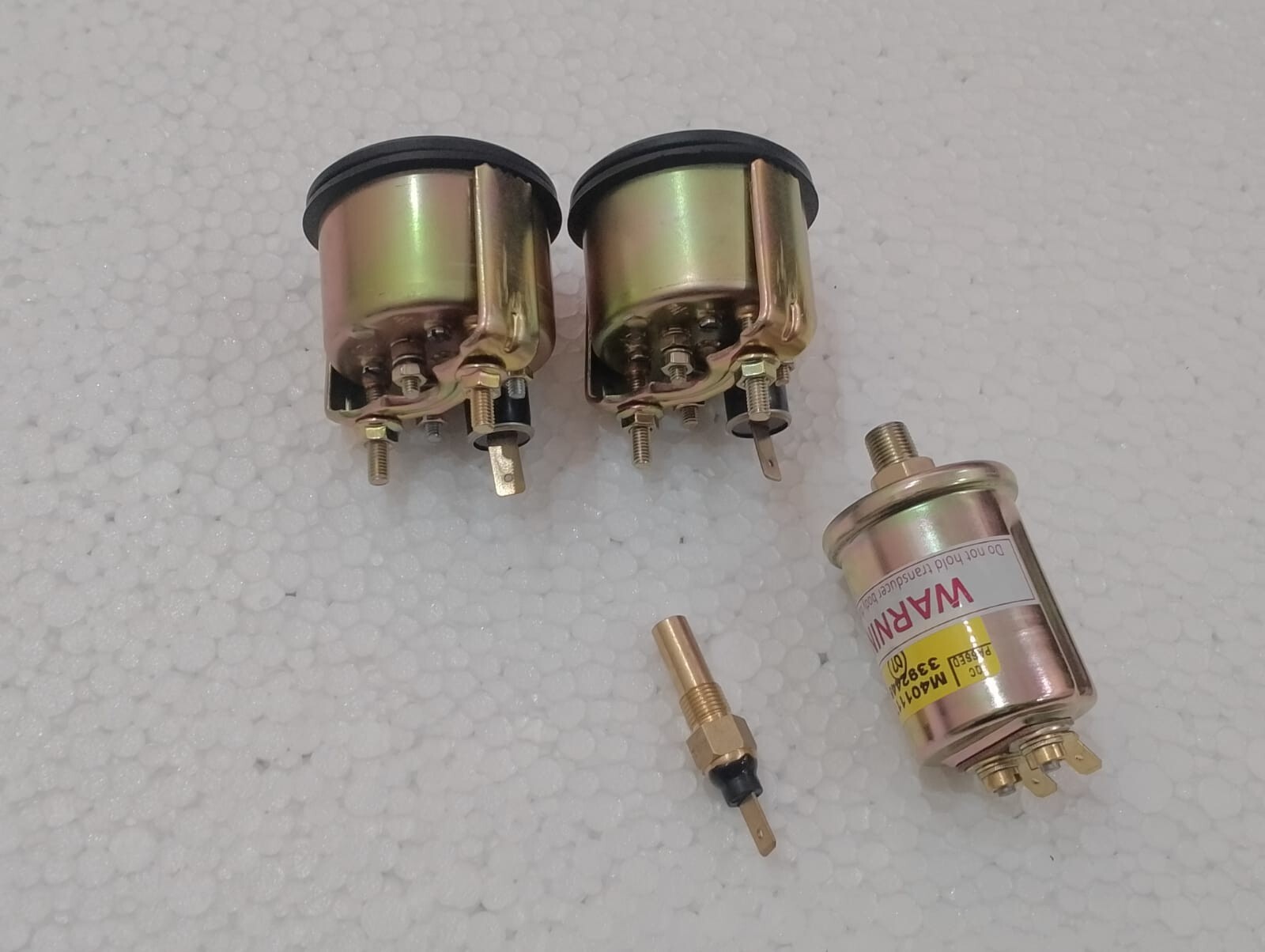 2" / 52mm Electrical Oil Pressure and Oil Temp Gauge with senders