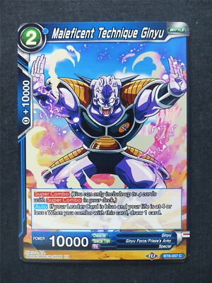 Maleficient Technique Ginyu - Dragon Ball Super Cards #YZ