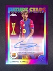 2024-25 Topps Chrome UEFA Lamine Yamal Future Stars Magenta 1/75 ≈1/1 Auto