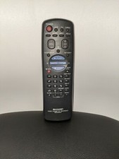 OEM GENUINE - SHARP VCR RRMCG0119AJSA - Remote Control - Tested - DD-5018