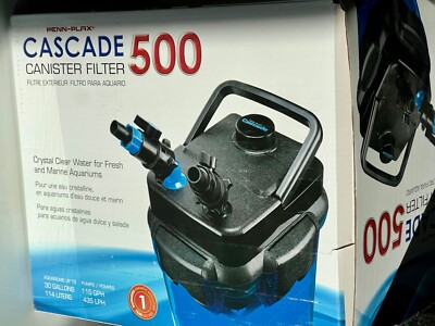 Penn-Plax Cascade 500 all-in-one aquarium canister filter