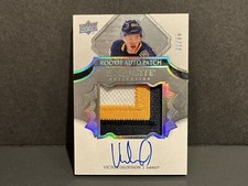 2019-20 Upper Deck Exquisite Victor Olofsson Rookie Patch Auto /68 Sabres Hockey