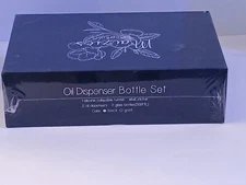 Maizies Emporium Set of 2 Glass Coffee Syrup Dispenser Oil and Vinegar Dispenser