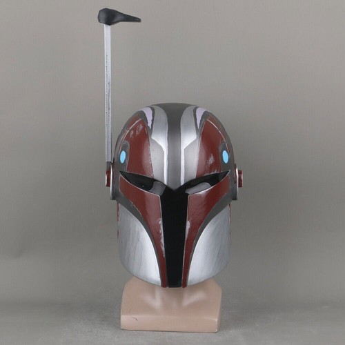Star Wars Ahsoka Sabine Wren Cosplay Helmet PVC Full Face Mask Halloween Prop - Picture 2 of 14