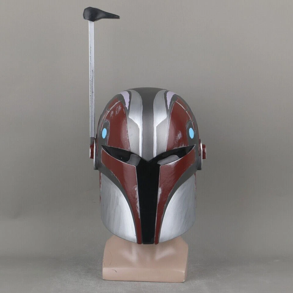 Star Wars Ahsoka Sabine Wren Cosplay Helmet PVC Full Face Mask Halloween Prop - Image 2 of 4